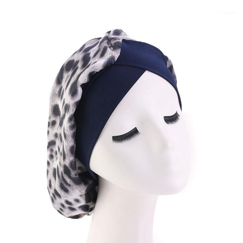 

Women Satin Night Sleep Cap Hair Bonnet Hat Silk Head Cover Wide Elastic Band Chemo Caps Hijab Turbante Hat Hair Styling Jewelry1