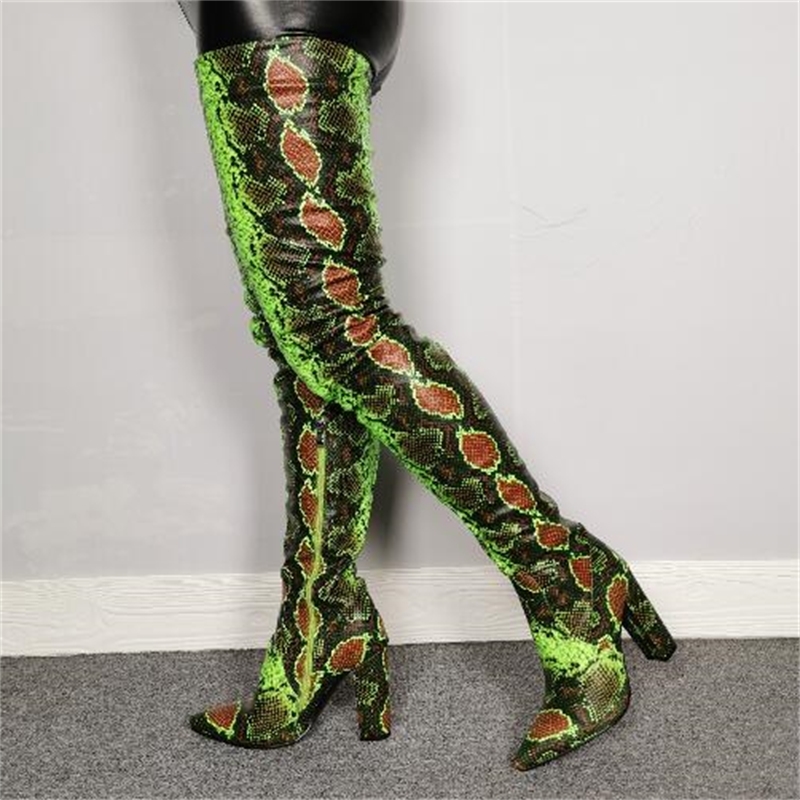 

Black Leather Mode Rivets Studded Woman Wedge Long Platform on Knee Thigh Boots High Lady Photos Real Shoes Lkpm, As pic