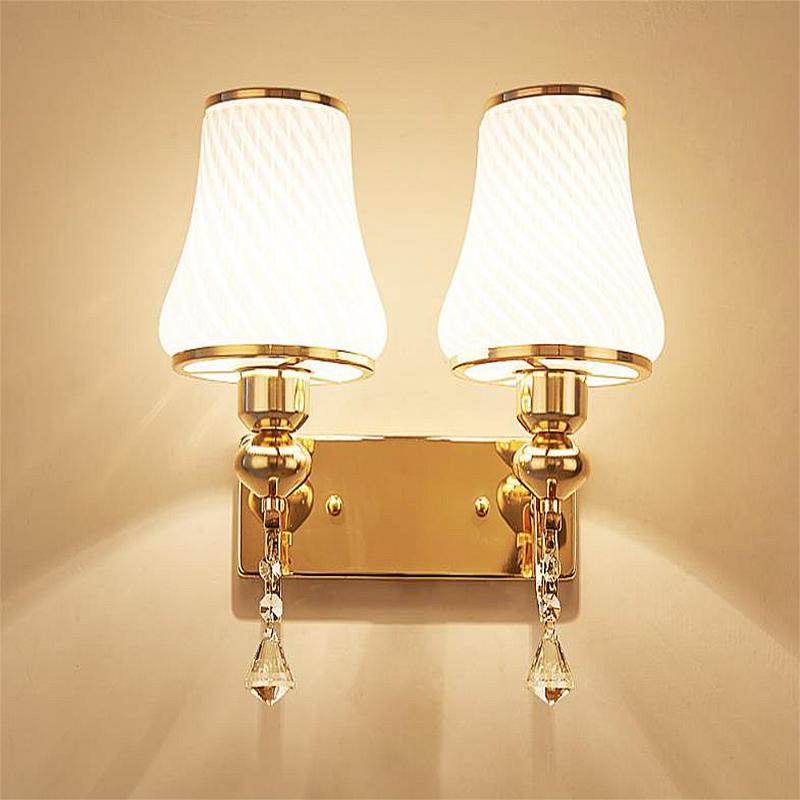 

LED wall light simple living room bedroom bedside lamp European corridor aisle hotel balcony wall lamp