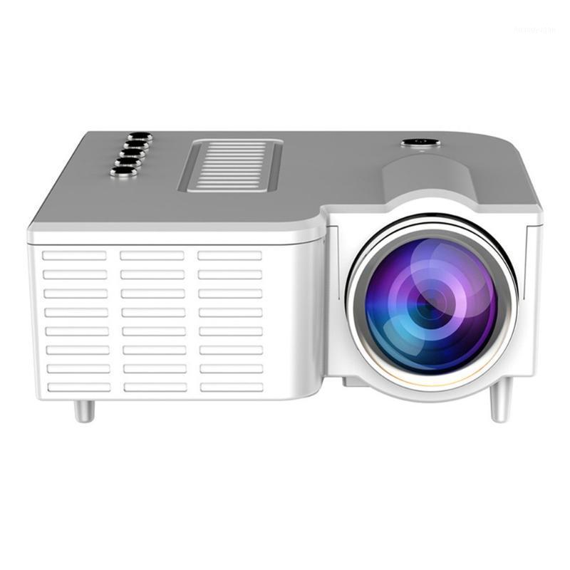 

Mini Portable Video Projector LED WiFi Projector UC28C 1080P Video Home Cinema Movie Game Cinema Office white1