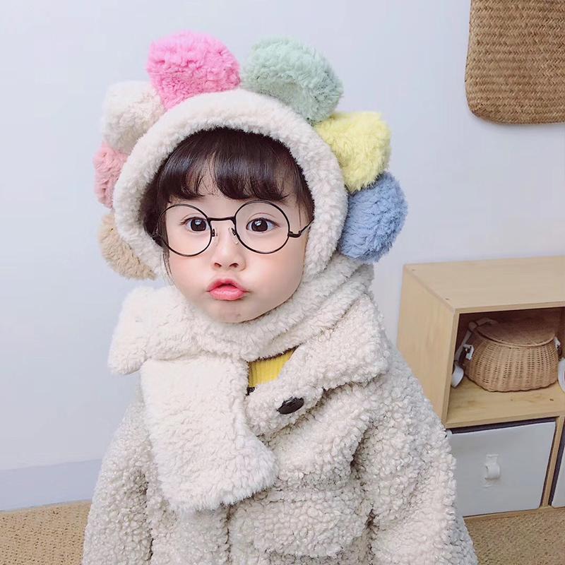 

Autumn and winter new fashion solid comfortable hats warm outdoor elegant cute wild bouncy elastic thick lovely children hats, Green