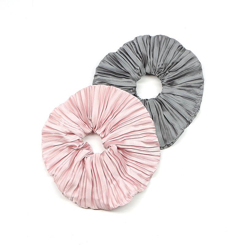

New arrival Fashion women's elegant Hairbands Scrunchie Solid color hair Scrunchies girl's Hair Tie Accessories scrunchie