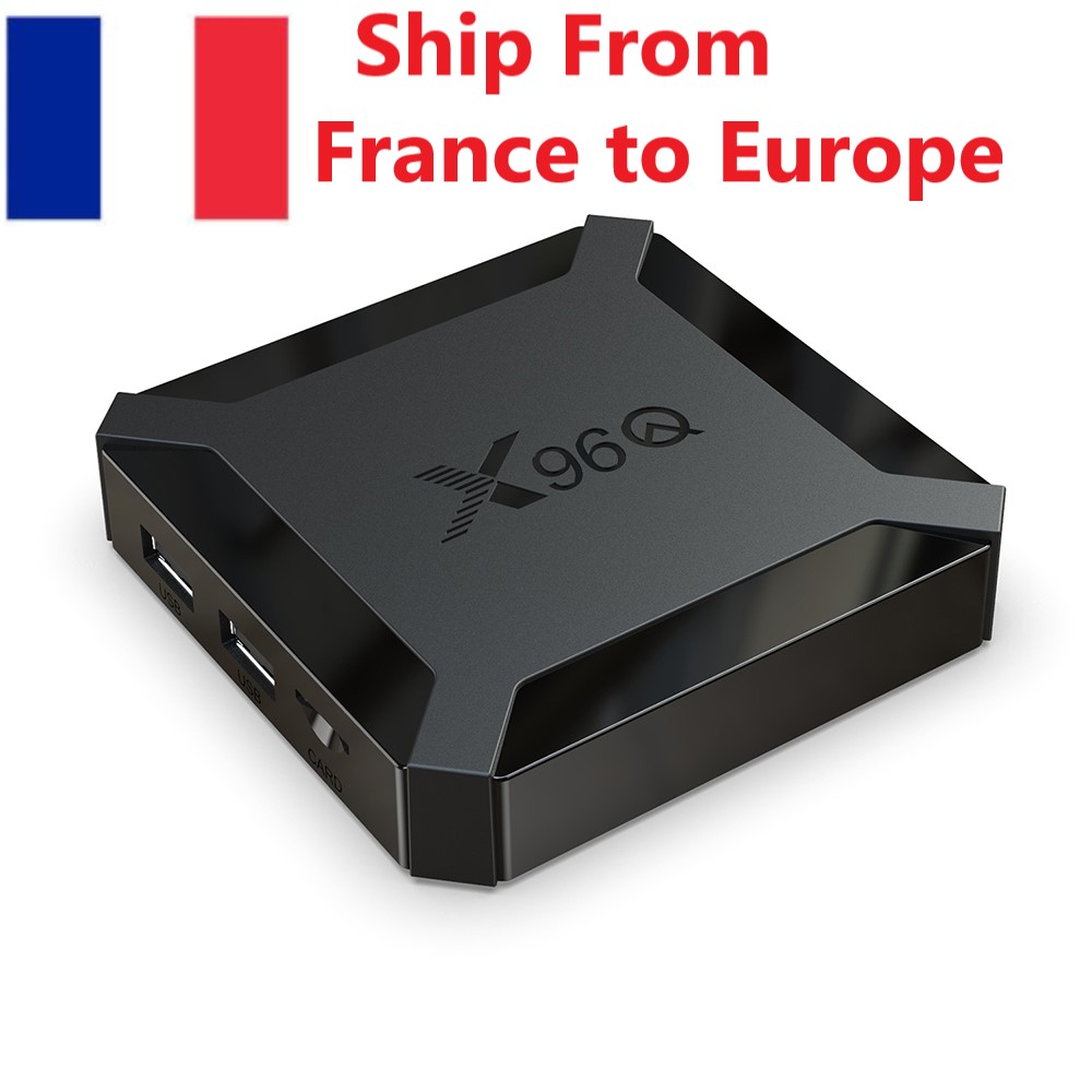 

Ship from france X96Q TV Box Android 10.0 H313 1GB 8GB Smart TV Box Quad Core 4k 2.4ghz wifi Media player