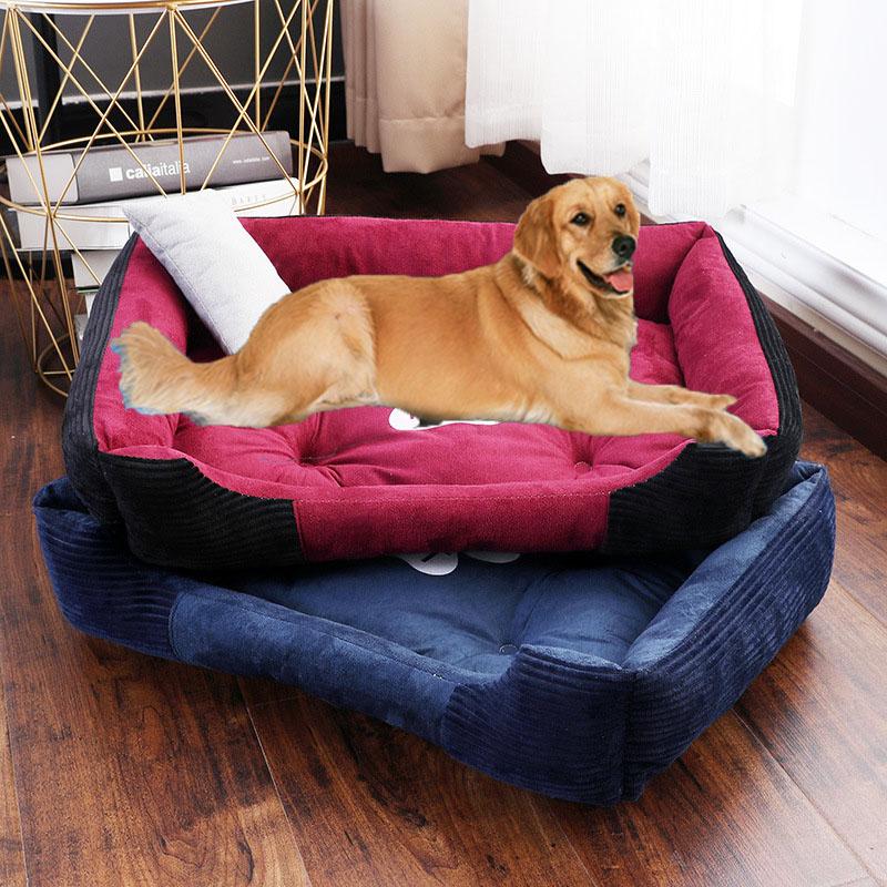 

Pet Mat Dog Beds Waterproof Bottom for Small Medium Large Dogs Hand washable Warm Cat Bed House Kennel Sofa Blanket Products, White