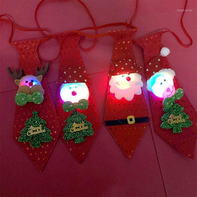 

Christmas Decorations 1PCS LED Light Flashing Bow Tie Party Creative Dance Decor Halloween Navidad 4 Styles!!1