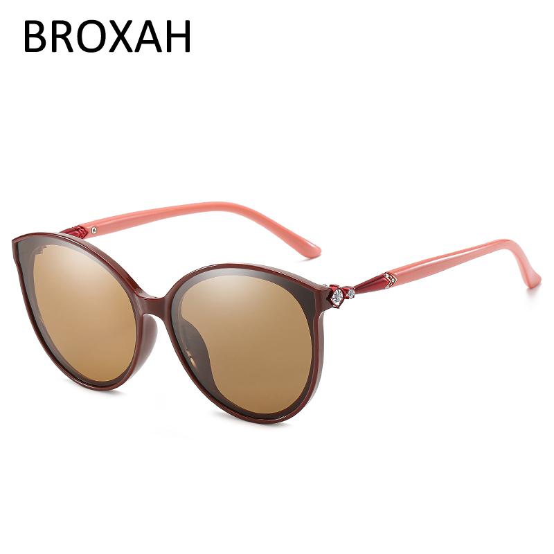 

Sunglasses Round Oversized Polarized Women Brand Designer 2021 Fashion Ladies Gradient Lens Sun Glasses