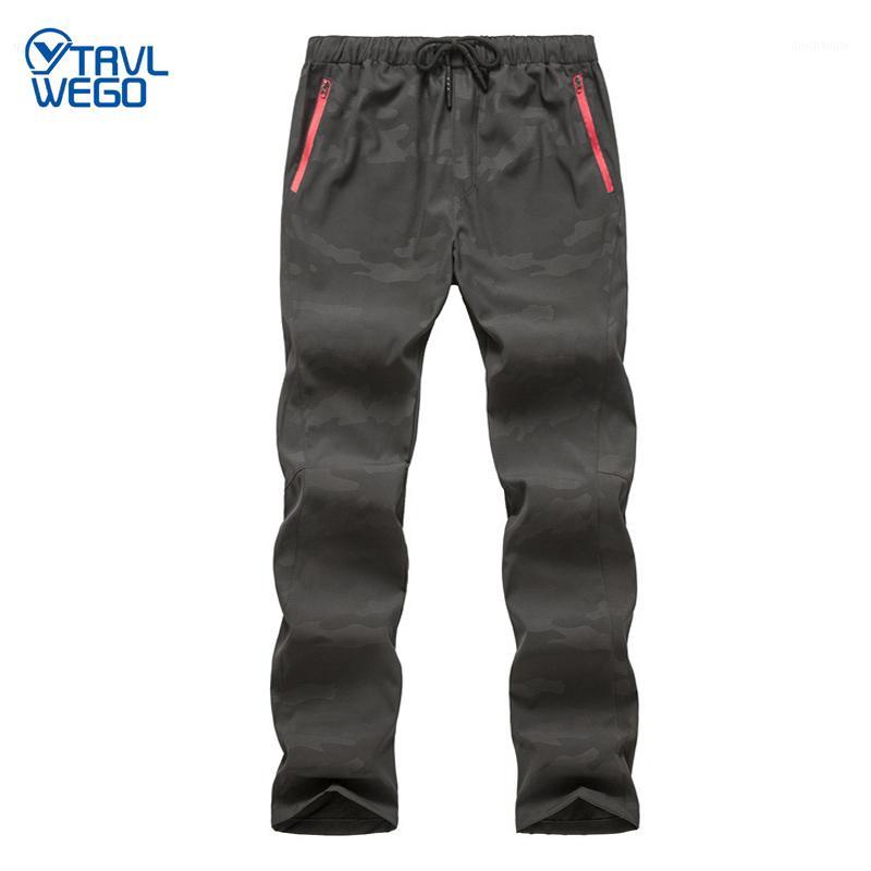 

Summer Men Camouflage Full Pants Outdoor Fishing Elastic Trousers Women Quick Dry Male Camping & Hiking Pants1, Green
