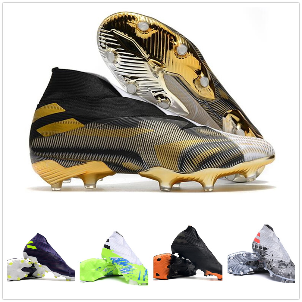 

No laces bandage Nemeziz 19.1 FG Soccer shoes training Sneaker 19 Football best sports local boots online store kingcaps Discount Cheap 2020, Gift