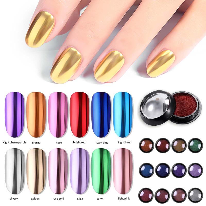 

Nail Art Titanium Powder, Magic Mirror Powder, Metal Nail Art Glitter
