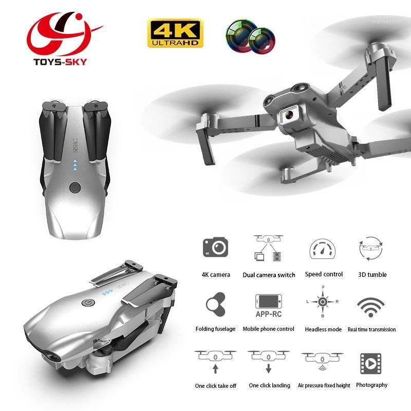 

CSJ S602 RC Drone dual camera 4K 1080P WiFi FPV camera drones height hold mode RC foldable quadcopter Dron Boy toy gift VS E681
