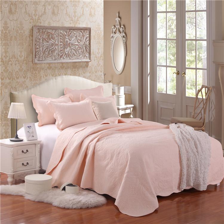 

100%Cotton Ultra Soft Bedspread Cotton Filler Pillow shams Reversible All Season Twin Queen/Single Double size for Kids Adults