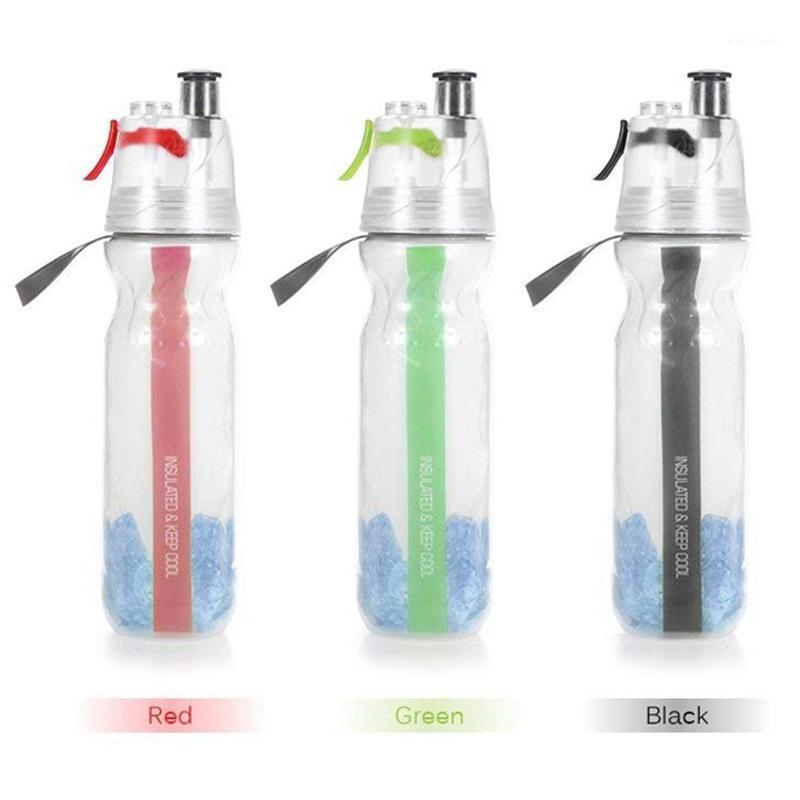 

Water Bottles Insulated Mist Spray Water Bottle Double Layer Ice Cold Bottle Sports Outdoor Drinking Kettle1