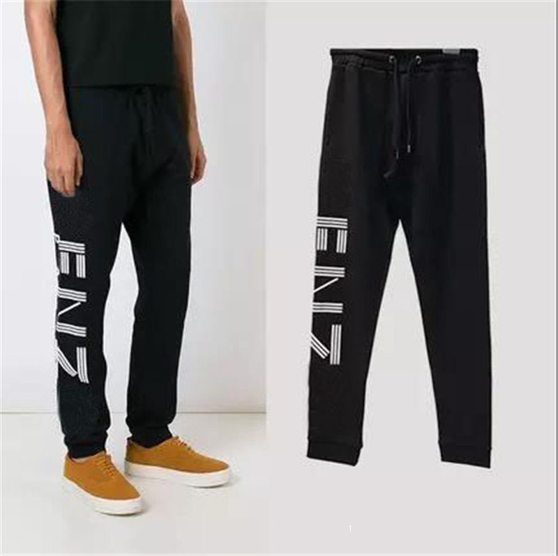 

2020 mens designers pants joggers Fashion Hip-hop jogger pant Style Casual luxurys pants trousers mens sport pants sportwear, Black