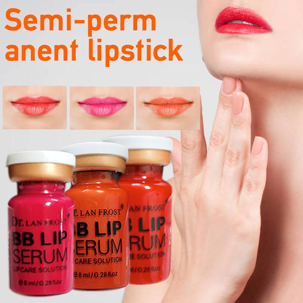 

Korean 8ml BB Lip Glow Ampoule Serum Starter Kit Lip Gloss Cream Pigment For Lips Coloring Moisturizing Microneedle Treatment, Sweet orange