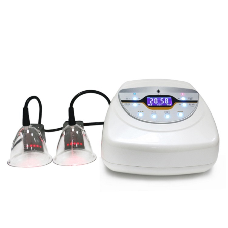 

Slimming instrument Breast enlargement pump vacuum suction heater infrared vibrating nipple massager