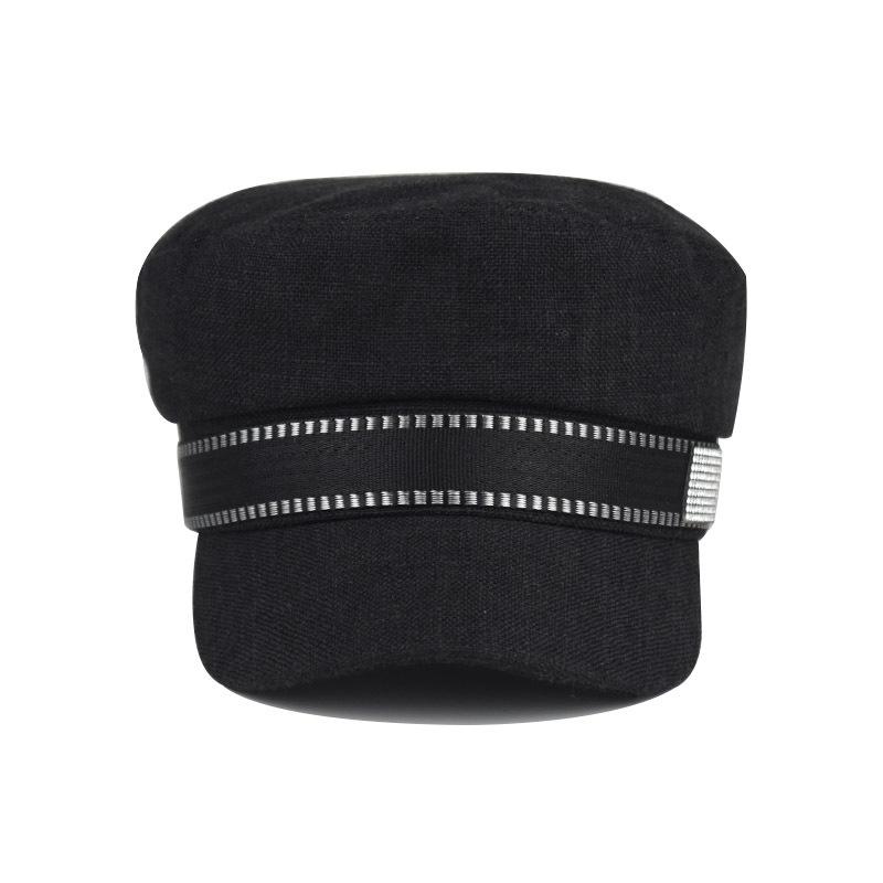 

Autumn Winter Casual Wool Octagonal Hats For Women Flat Baseball Cap Ladies Solid Caps Women Casual Berets Hat Gorra, White