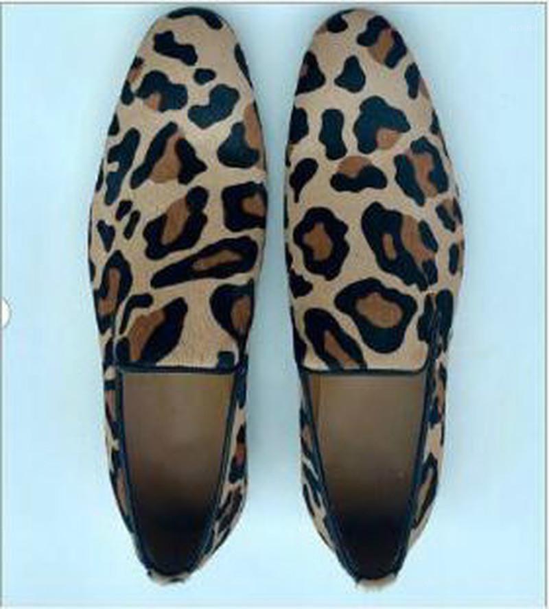 

Men male dress man formal plus size loafers shoes mens business driving vintage PU zapatos de hombres personlizar zapatos M07261, Leopard