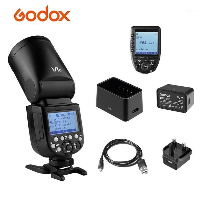

Godox V1C Camera Flash Speedlite+Xpro-C E-TTL II Flash Trigger Wireless 2.4G for EOS 5D Mark lll Wedding Portrait Studio1