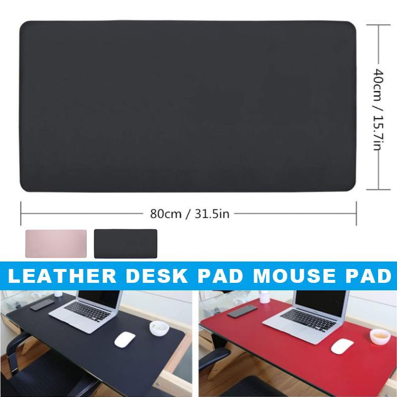 

New Hot Office Desk Pad Anti-Slip PU Leather Mouse Pad for Computers Dual Use Desk Writing Mat for Office Home1