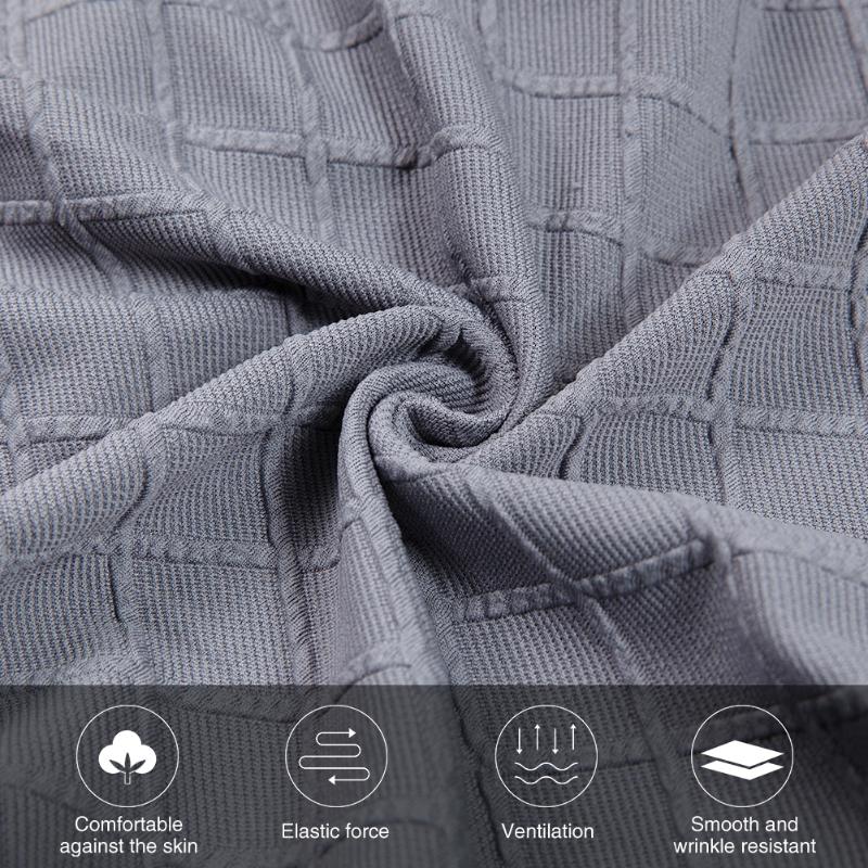 

4pcs Upholstered Washable Universal Non Slip Removable Kitchen Soft Furniture Protector Chair Seat Cover With Ties Dining Room