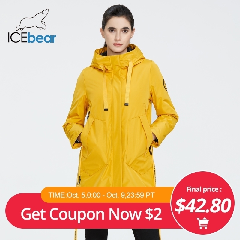 

ICEbear new Autumn and winter women's coat with a hood casual wear quality fashion winter parka brand clothing 201006, G818