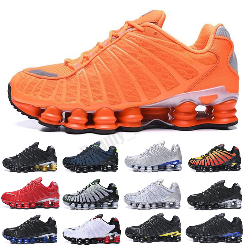 

orange triple black blue metallic silver sunrise university red white men's sports casual shoes size 40-45, Color 13