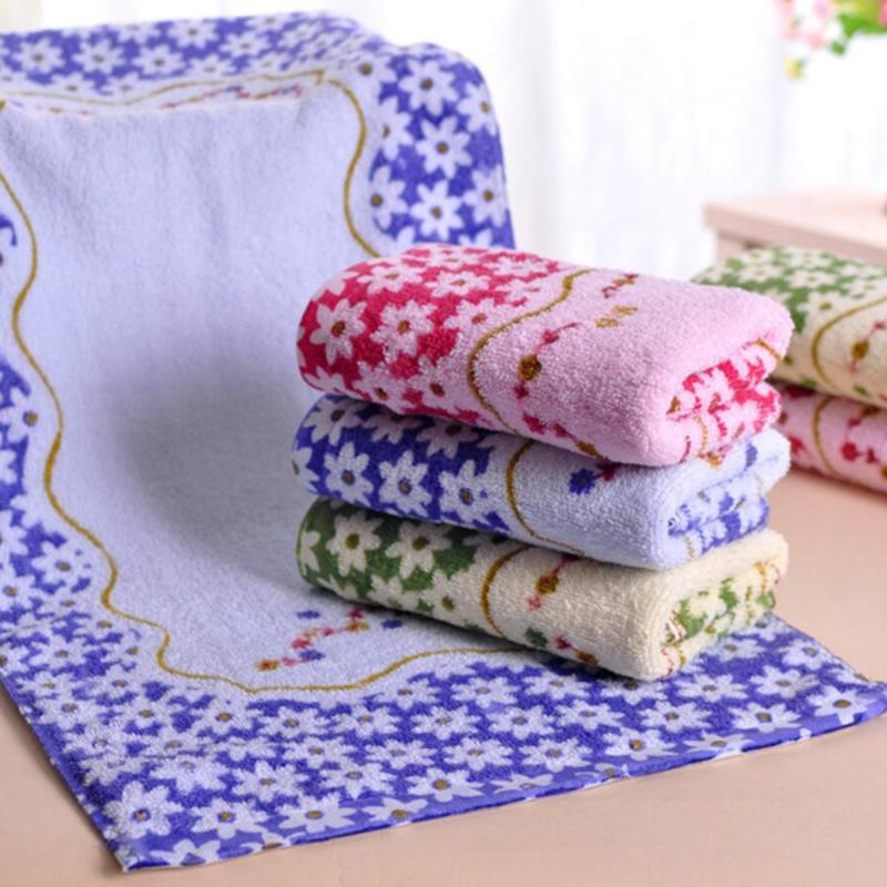 

Face Towels 74*34cm High Quality Fashion Printed Cotton Absorbent Dry Towel for Adults Soft Comfortable Towel 1PC, Pink