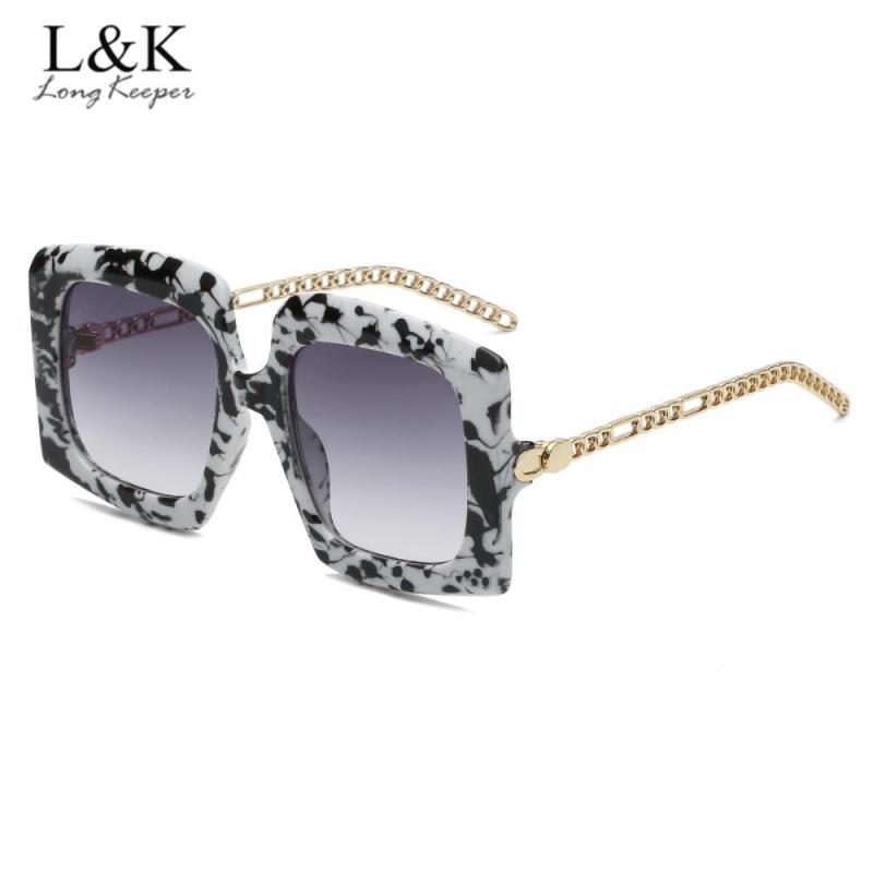 

Sunglasses 2021 Oversized Square Women Men Designer Thick Frame Sun Glasses Female Vintage Travel Eyewear UV400