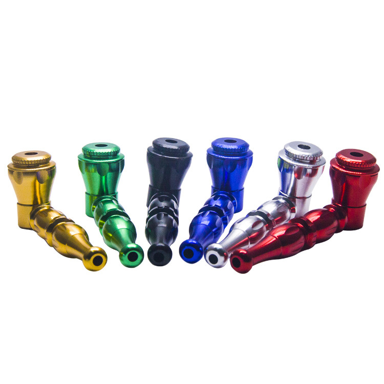 

Other smoking accessories Small colorful portable mental pipe tobacco pipes