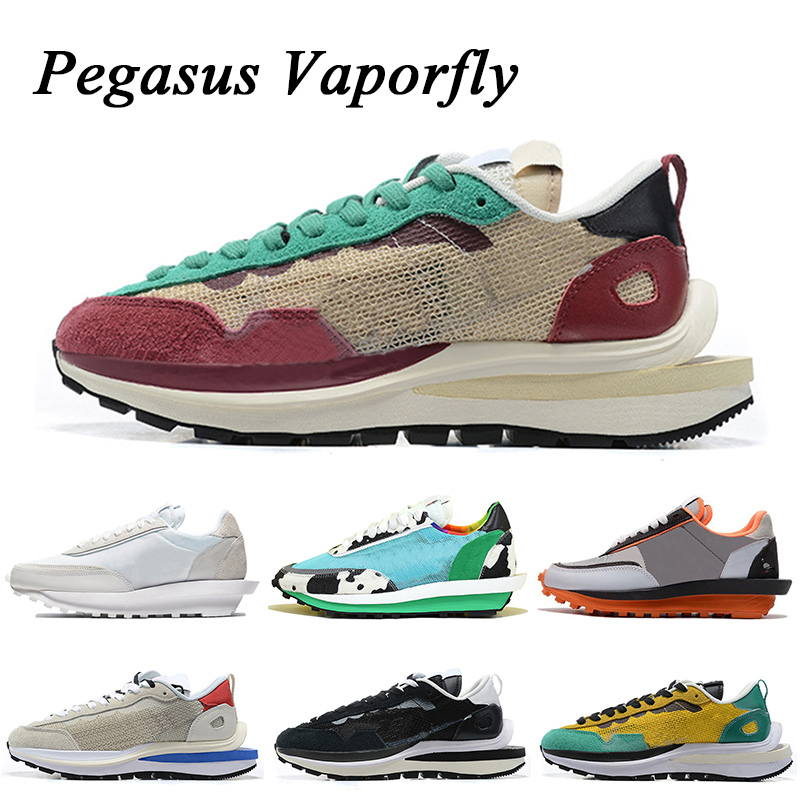 

2020 Fashion Pegasus Vaporf Women Mens Running Shoes Sacais LDV Waffle Nylon White Black Run Shoes NYC Chunky Dunky sports trainers sneakers