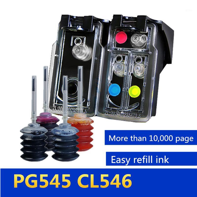 

High Capacity Refillable Ink Cartridges PG-545 CL-546 Replacement for Canon Pixma IP2850 MG2450 MG2455 MG2550 MG2950 MX4951