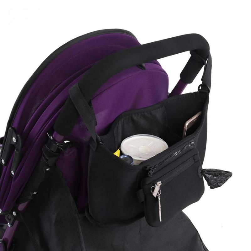 

Universal Baby Trolley Storage Carriage Bag Stroller Buggy Pushchair Organizer Multifunctional Baby Pram Hanging Basket