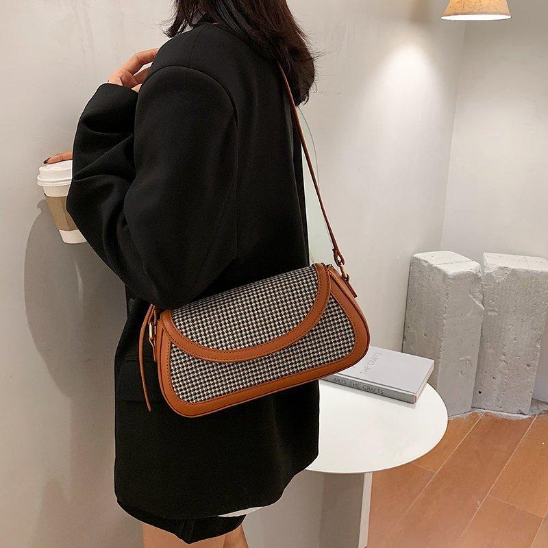 

Fashion Ladies Shoulder Bag Designer Crossbody Bags High Quality Luxury Leather Wpmen Purses Large Capacity Women's Shoulder Bag, Black