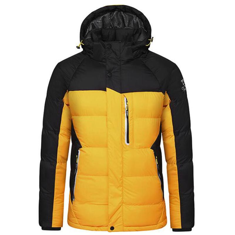 

Top Quality Winter Thick Parka Men Waterproof Patchwork Jacket Men Coat Hooded Windbreaker Jacket Clothes Casaco Masculino, Red 51829