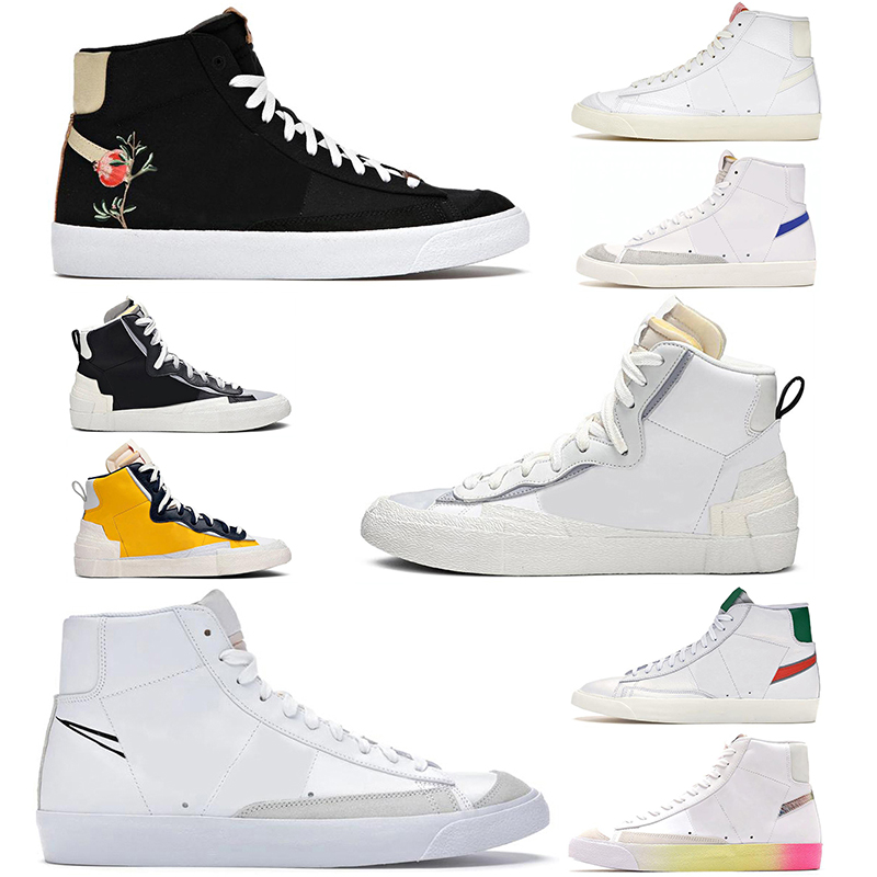 

habanero red men women running shoes blazer mid 77 black grey catechu maize navy magma orange team red classic pomegranate mens trainer size 36-45, #17