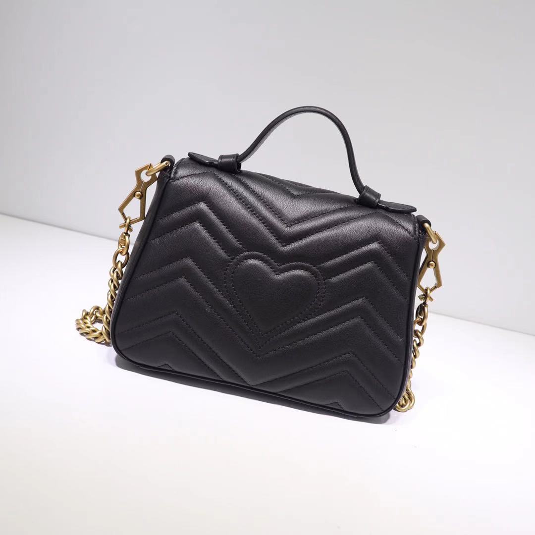 

2020 Hot sold classic Genuine leather women shoulder bag fashion women crossbody bag women letter bags Womens medium size handbag with box, Pink size:21cm x 15.5cm x 8cm