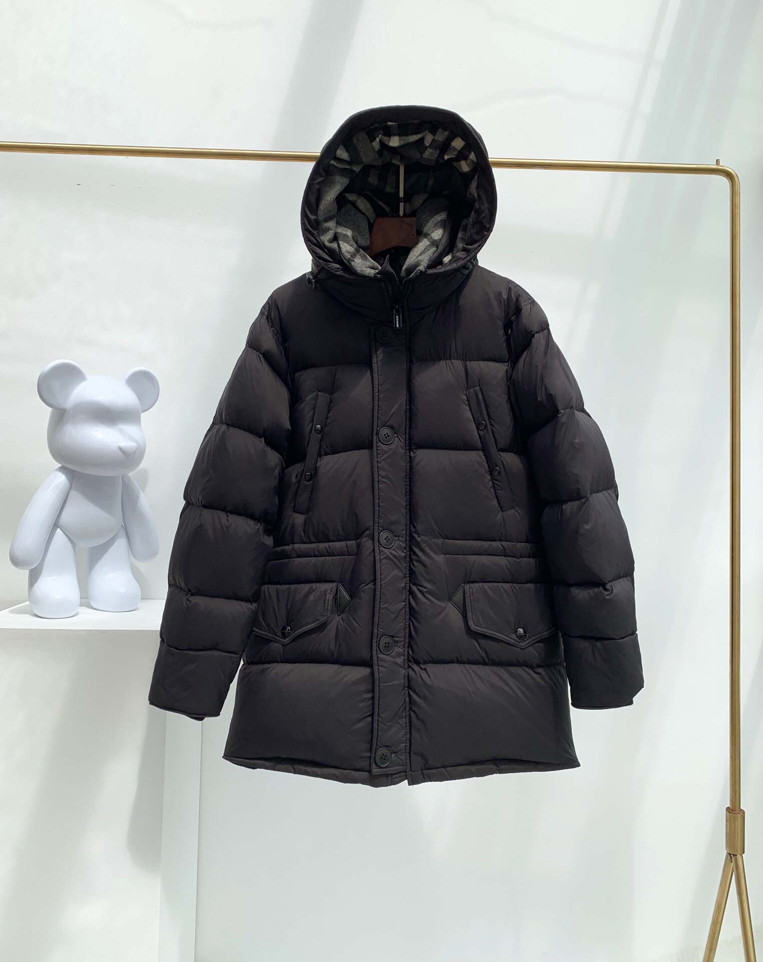 

2020.12.17 new fashion photos free shipping men longsleeve top quality casual downcoat men parkas m-3XL long downcoat, Black