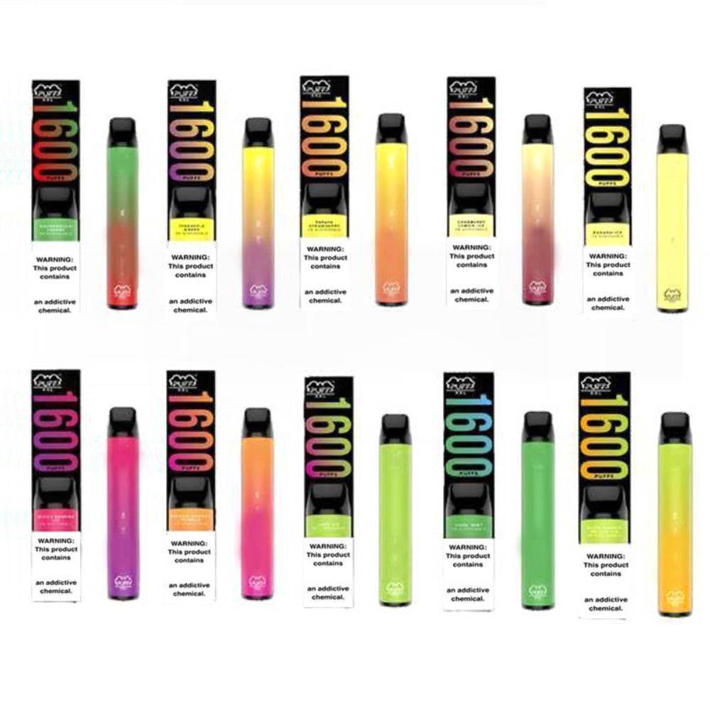 

Puff XXL Disposable Vape Pen Pods Device Puff xxl 1000mAh Battery 1600 puffs Puffbar Pre-filled Kit Disposable e cigarettes