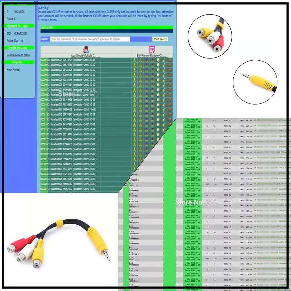 

6-7-8 line 12 month cccam customer support DVB S2 satellite receiver and connector of all customers in European countries