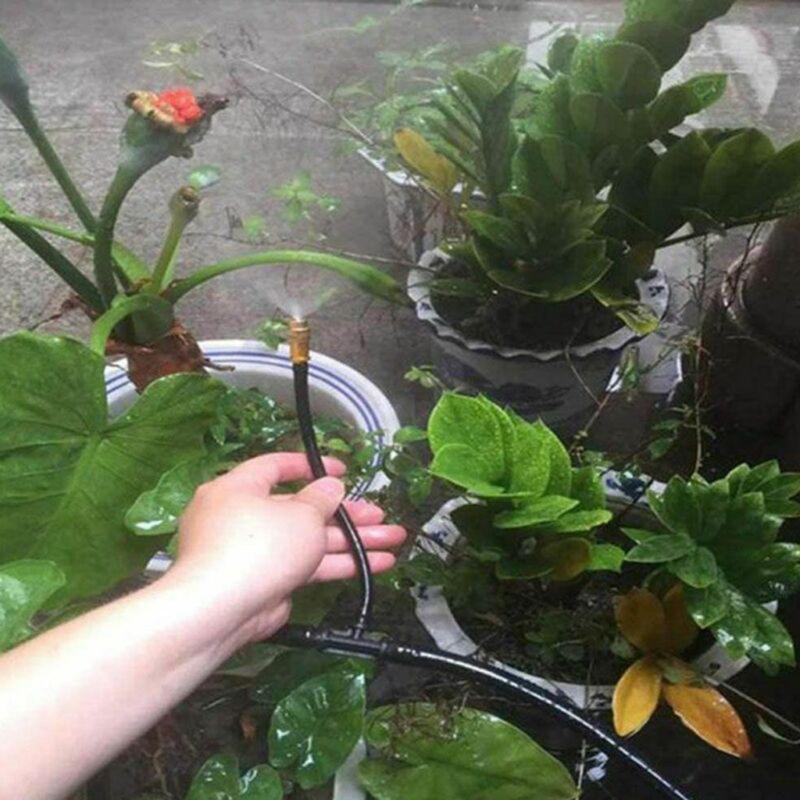 

10Pcs Sprayer Adjustable Misting Nozzle Gardening Watering Spray Sprinkler, As pic