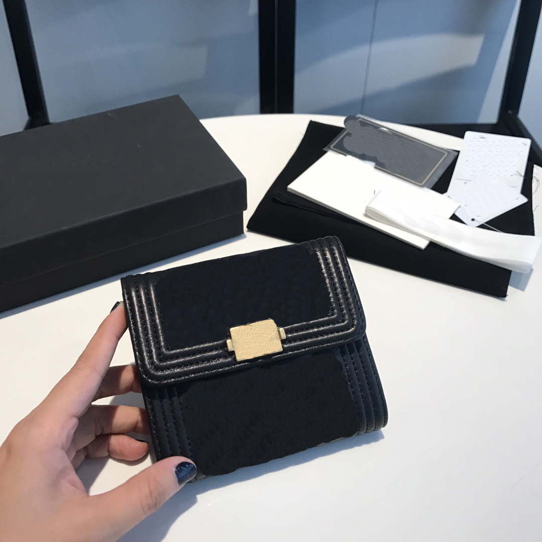 

Luxury Designer Fashion Women Mini Organizer Bag Wallet Coin Purse Belt Charm Key Bag Handbag Accessories 1:1quality 80734, 80734#black