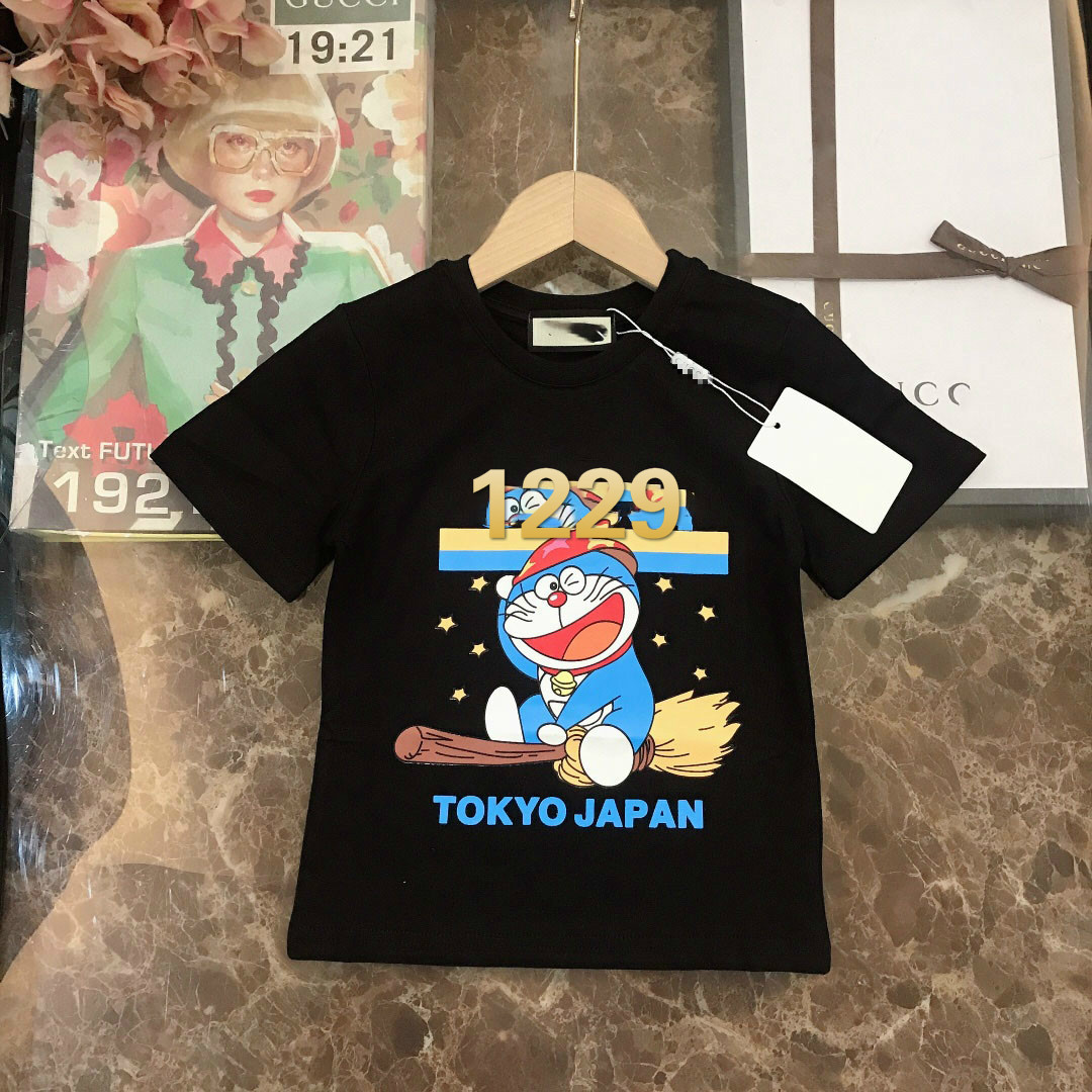 

2021 early spring limited edition children's T-shirt short sleeve high-end custom high-end ice porcelain cotton fabric 1229G017, 01