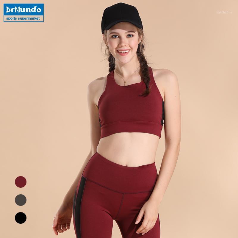 

Sports Bra Top Push Up Fitness Running Yoga Bra Underwear Sport Tops For Women Gym Wear Solid Shockproof Women Sportswear1, Red