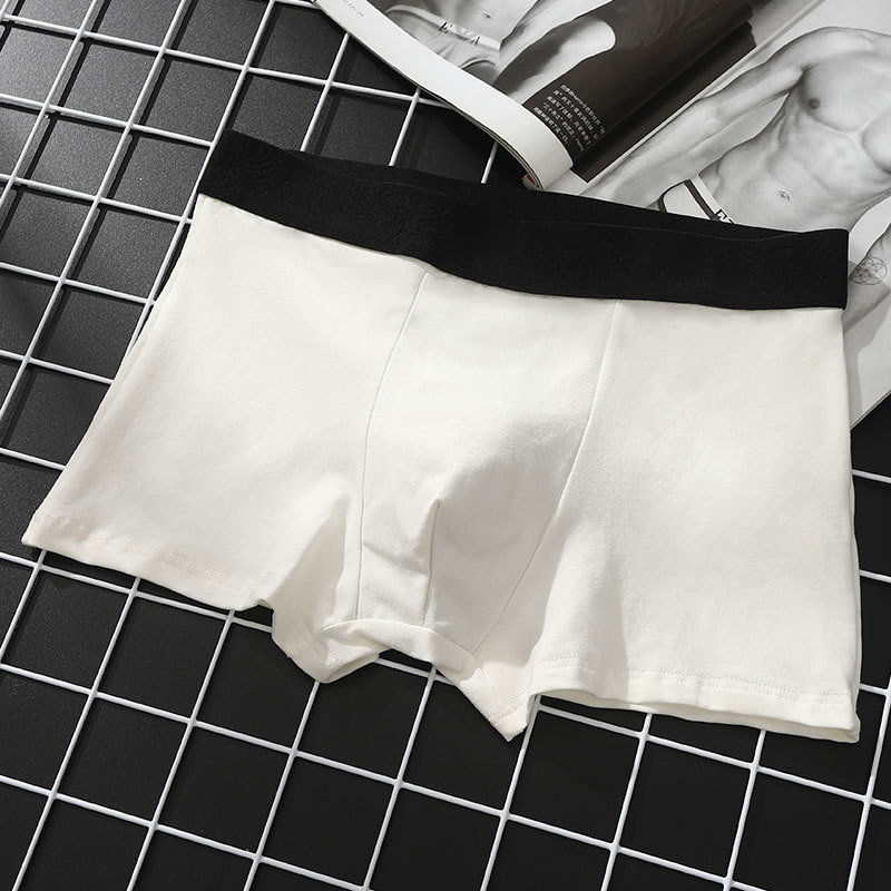 

Mens Underwear High Quality Men Durable Breathable Antibacterial Boxer Briefs Medium Waist Fashion Print Boxers Shorts Size -3XL, Gray