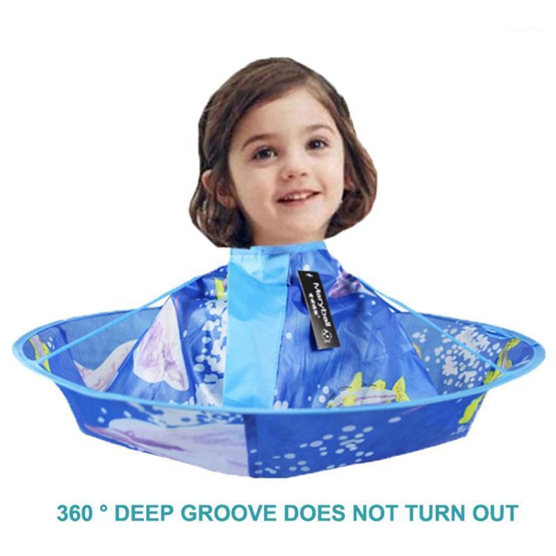

Haircut Cloak Barber Kids Hair Cutting Cape Gown Bib Salon Cartoon Hairdresser Barber Apron Hairdressing Children Haircut1