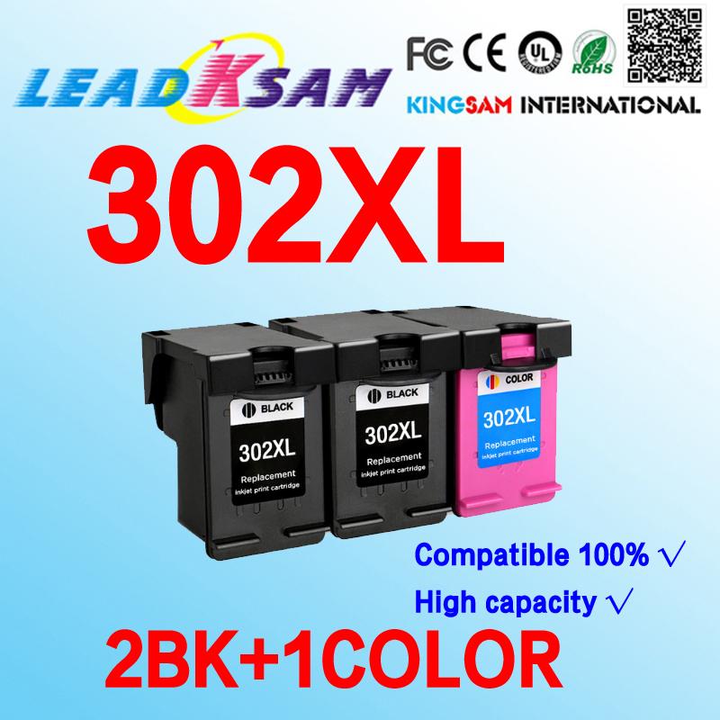 

3PCS 302XL Refill Ink cartridge compatible for 302 for 302 xl Deskjet 1111 1112 2130 2135 1110 3630 3632 3830