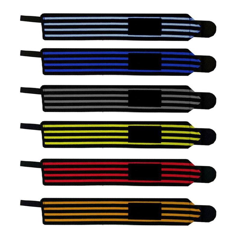 

Sports Weightlifting Wristband Wrist Wrap Sports Gym Power Training Bracers Protector Pressure Cuff Wrist-band Wrap Wind Belt