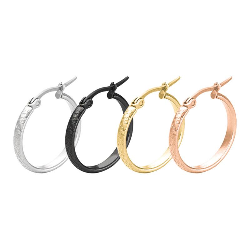 

Korean stainless steel ear rings circle jewelry unisex golden earrings round accesories women gifts for men wholesale