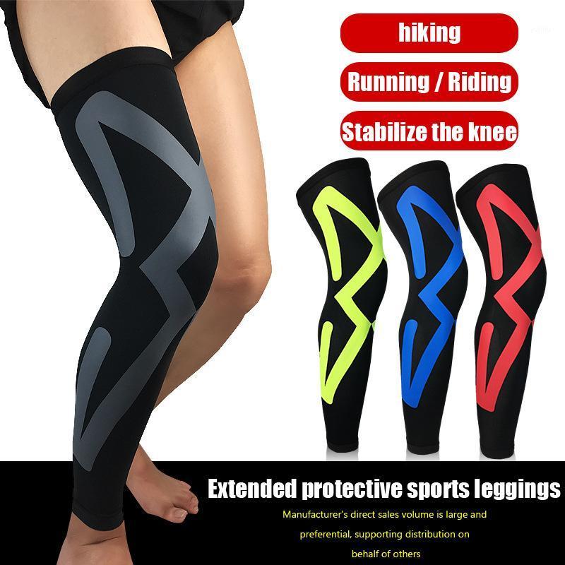 

New 1PC Outdoor Sports Basketball Football Riding Sports Knee Pads Tights Breathable Strap Non-slip Thermal Nylon Knee Pads1, Blue