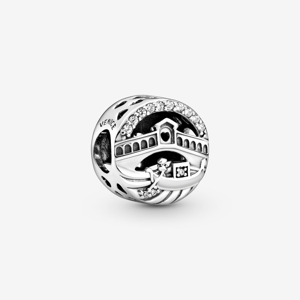 

New Arrival 100% 925 Sterling Silver Openwork Bridge Charm Fit Original European Charm Bracelet Fashion Jewelry Accessories, Bronze;silver